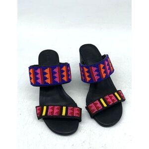 EUC FARM RIO Multi Color Slip-on shoes Women- Size 5